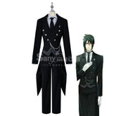【In Stock】Anime Black Butler Cosplay Sebastian Yan Cosplay Costume Plus Size